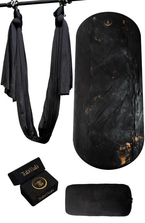 Align & Fly Athlete Yoga Mat Set - Coconut PU