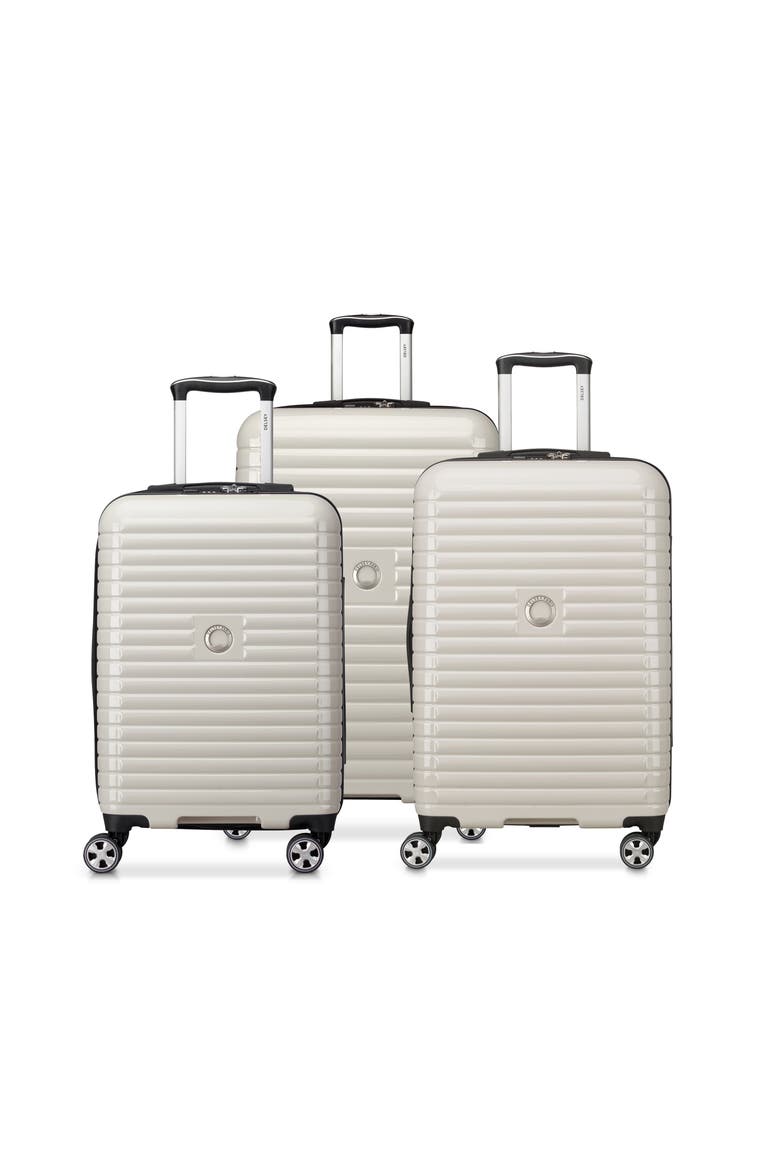 Cruise 3.0 Hardside Expandab;e (22"/24"/28") 3 Piece Spinner Luggage Set, Main, color, Ivory