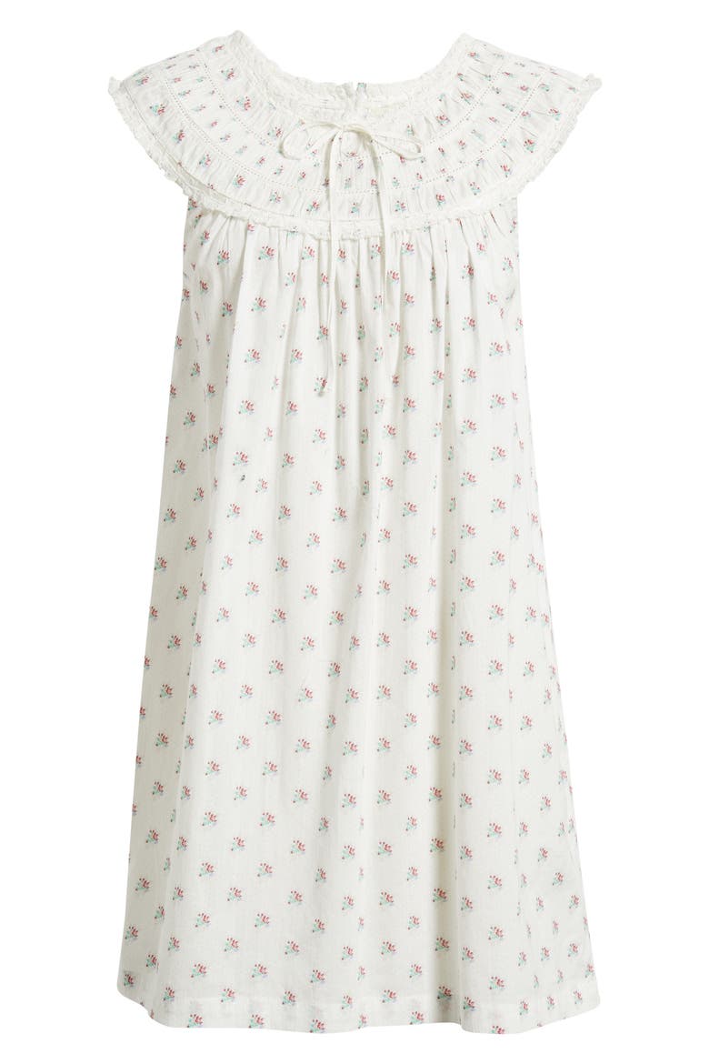 Verity Print Smocked Yoke Dress, Alternate, color, PETIT POSY CALICO