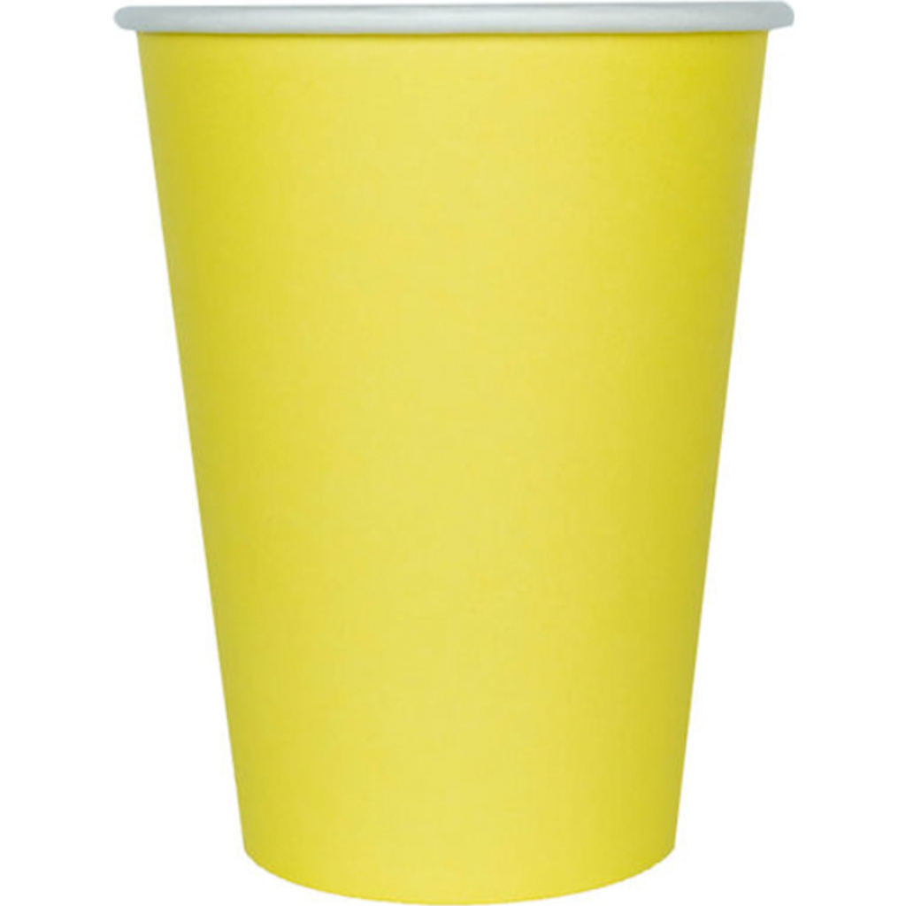 Jollity & Co Shade Collection 12 oz Cups In Banana