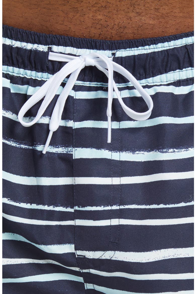 Swim Trunks, Alternate, color, NAVY MULTI WATERCOLOR STRIPE