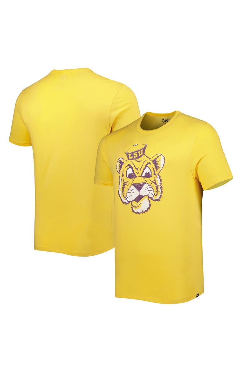 '47 Men's '47 Gold LSU Tigers Premier Franklin T-Shirt, Main, color, 