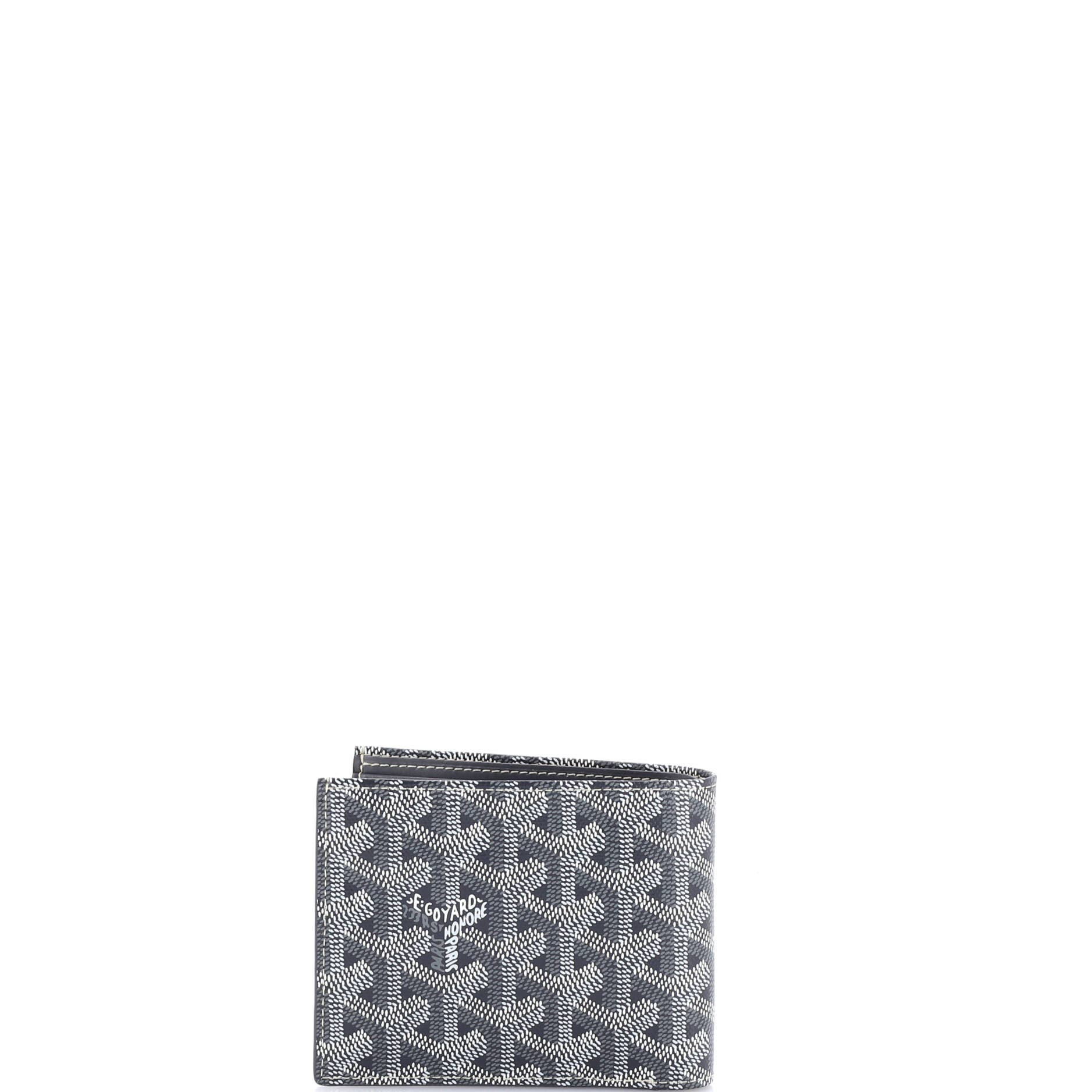 Pre-Owned Goyard Saint Florentin Wallet Coated Canvas, Alternate, color, Gray