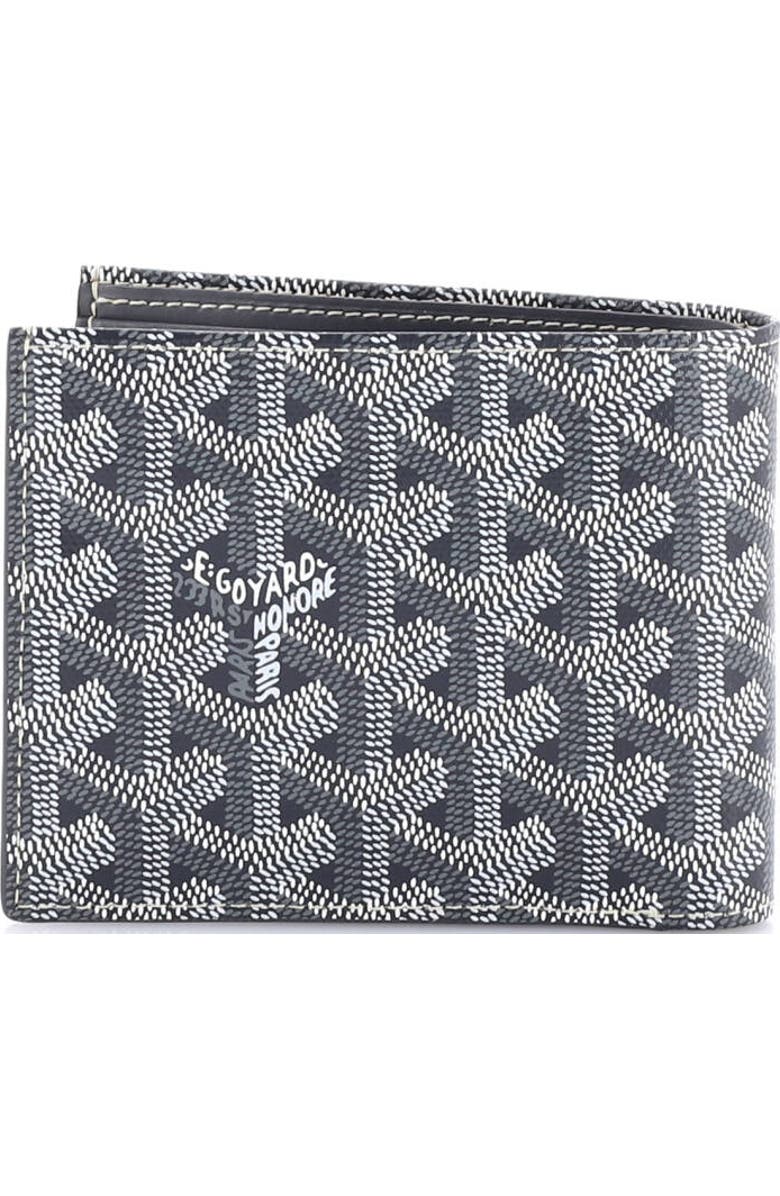 Pre-Owned Goyard Saint Florentin Wallet Coated Canvas, Alternate, color, Gray