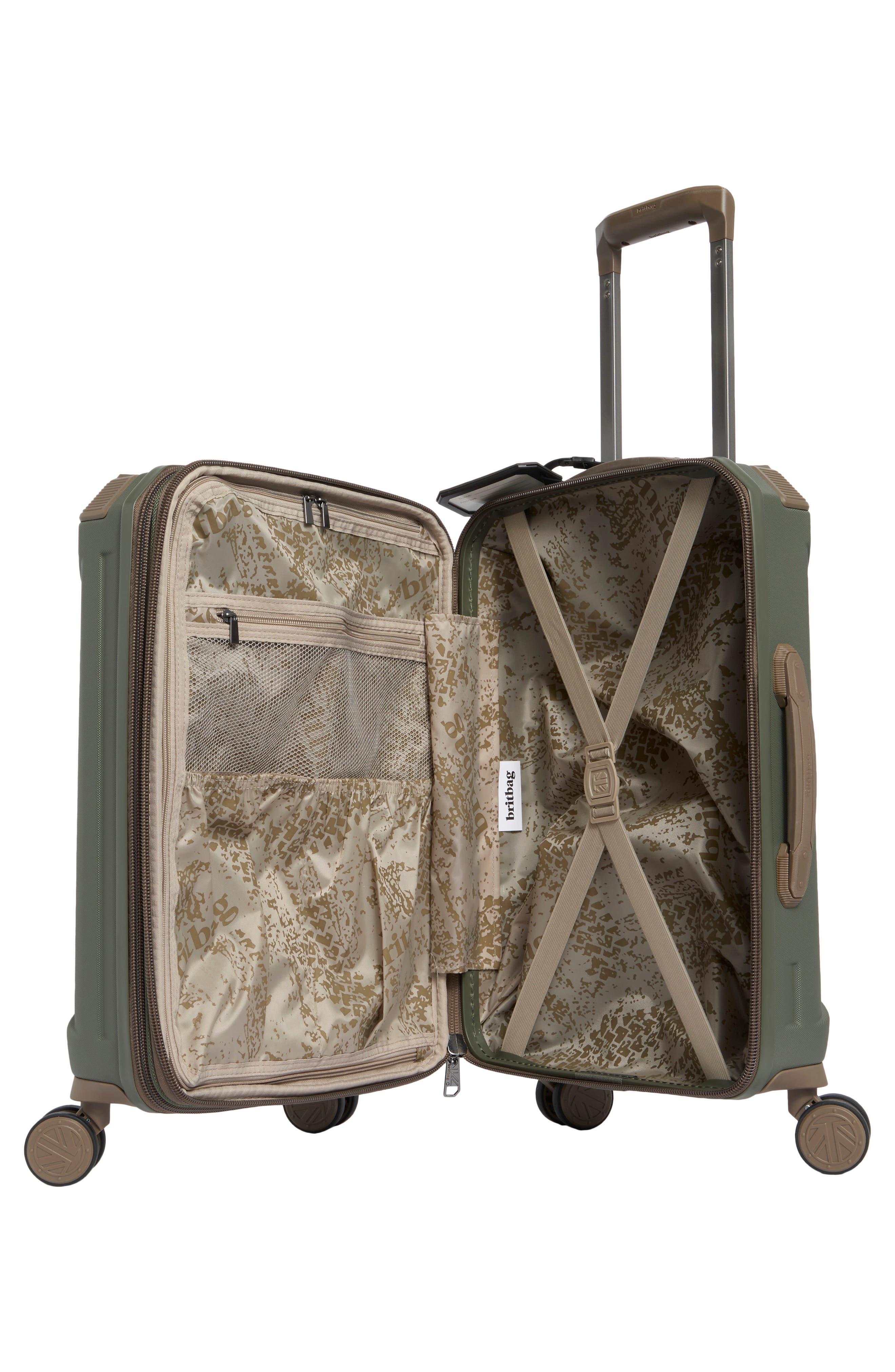 Britbag Stonesfield 21-Inch Hardside Carry-On Spinner Luggage, Alternate, color, Grape Leaf