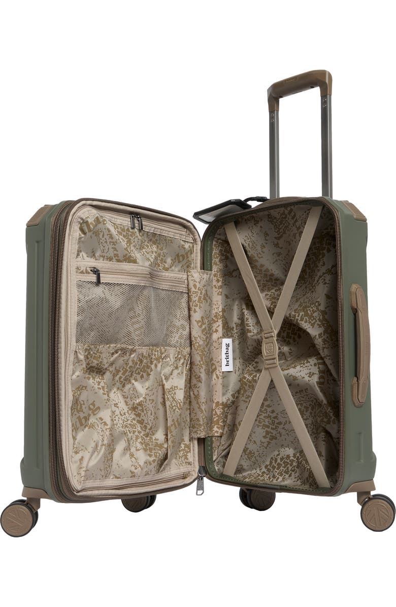 Britbag Stonesfield 21-Inch Hardside Carry-On Spinner Luggage, Alternate, color, Grape Leaf