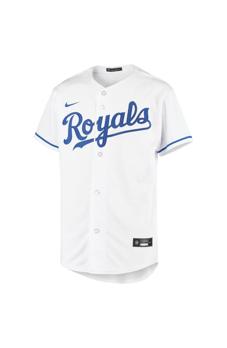 Nike Youth Nike White Kansas City Royals Home Replica Team Jersey, Alternate, color,