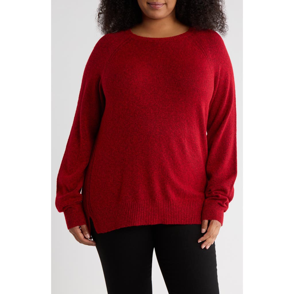Caslon ® Raglan Sleeve Sweater In Red