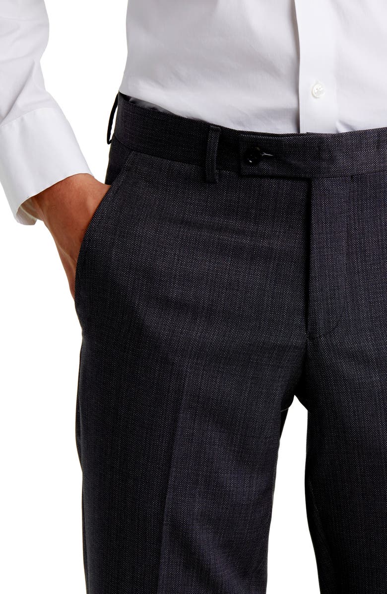 Ted Baker London Jerome Soft Constructed Wool Tapered Dress Pants, Alternate, color, 