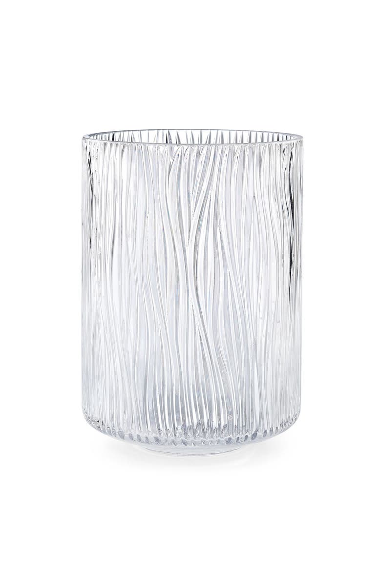 Cascata Waste Basket, Main, color, CLEAR