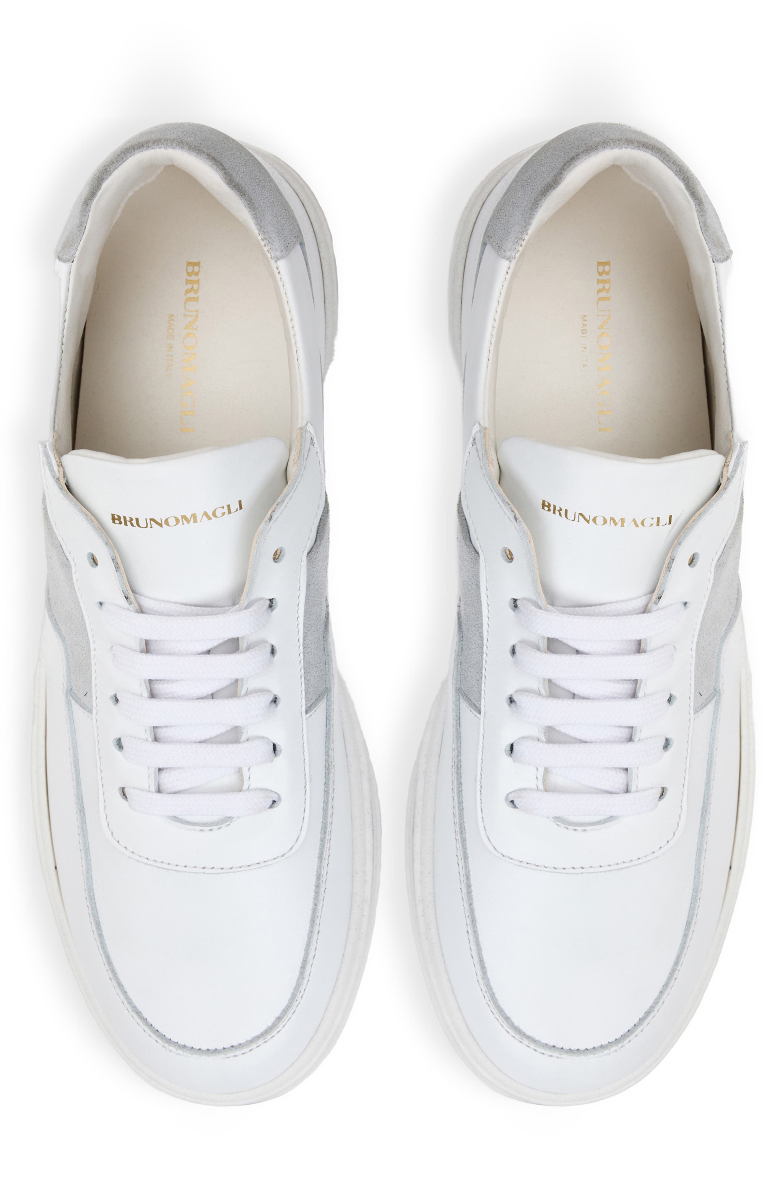 Ponza Sneaker, Alternate, color, WHITE/ ICE SUEDE
