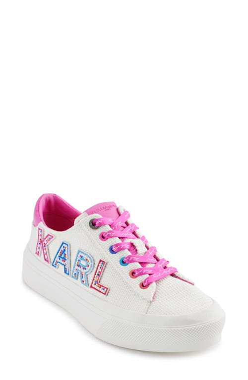 KARL LAGERFELD KARL LAGERFELD GIDA LOW TOP SNEAKER 