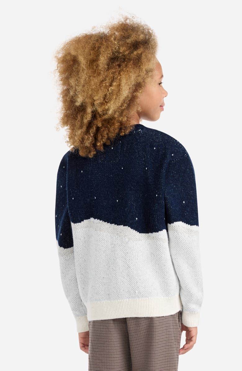 abercrombie kids Kids' Moose Sweater, Alternate, color, Navy Blazer