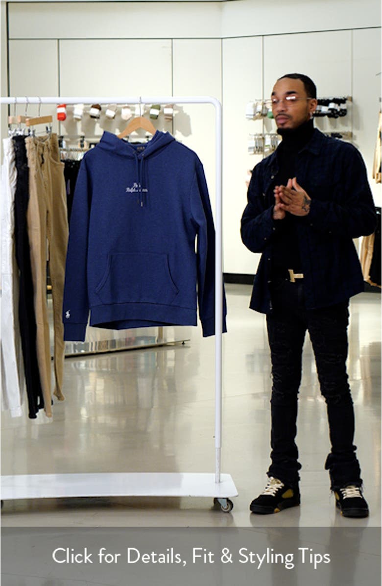 Logo Double Knit Hoodie, sales video thumbnail