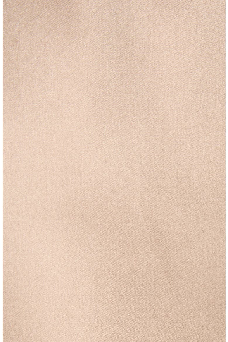 Silk Satin Polo, Alternate, color, DESERT TAUPE
