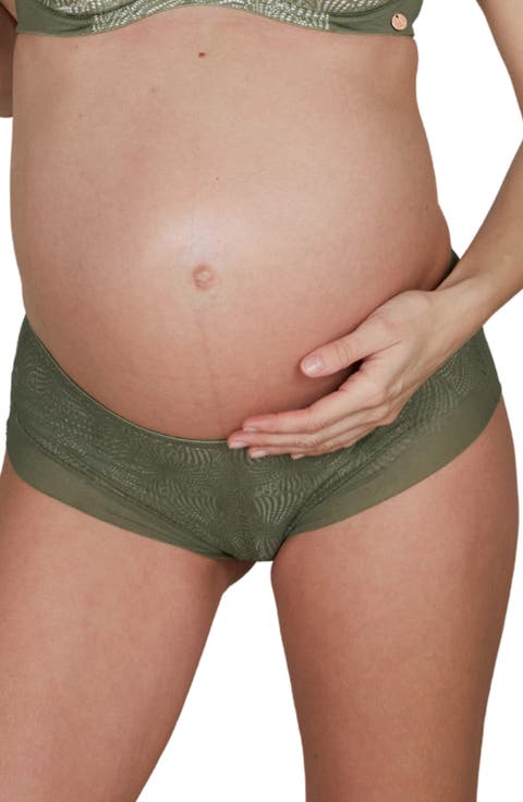 Dahlia maternity shorts