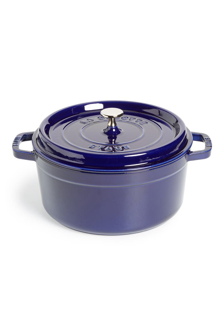 5.5-Quart Enameled Cast Iron Dutch Oven, Alternate, color, BLUE