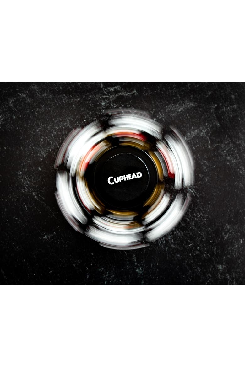 Cuphead Running 3-Inch Fidget Toy Spinner, Alternate, color, Red