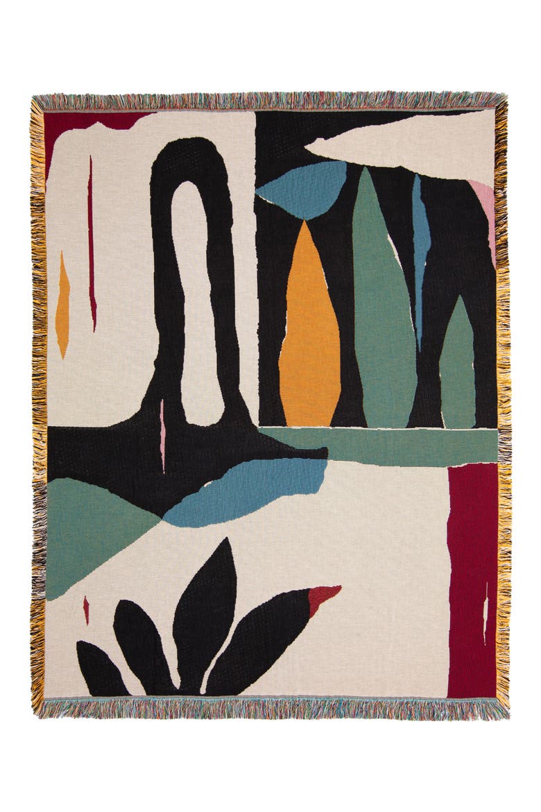 Woven Throw Blanket, Main, color, MULTI