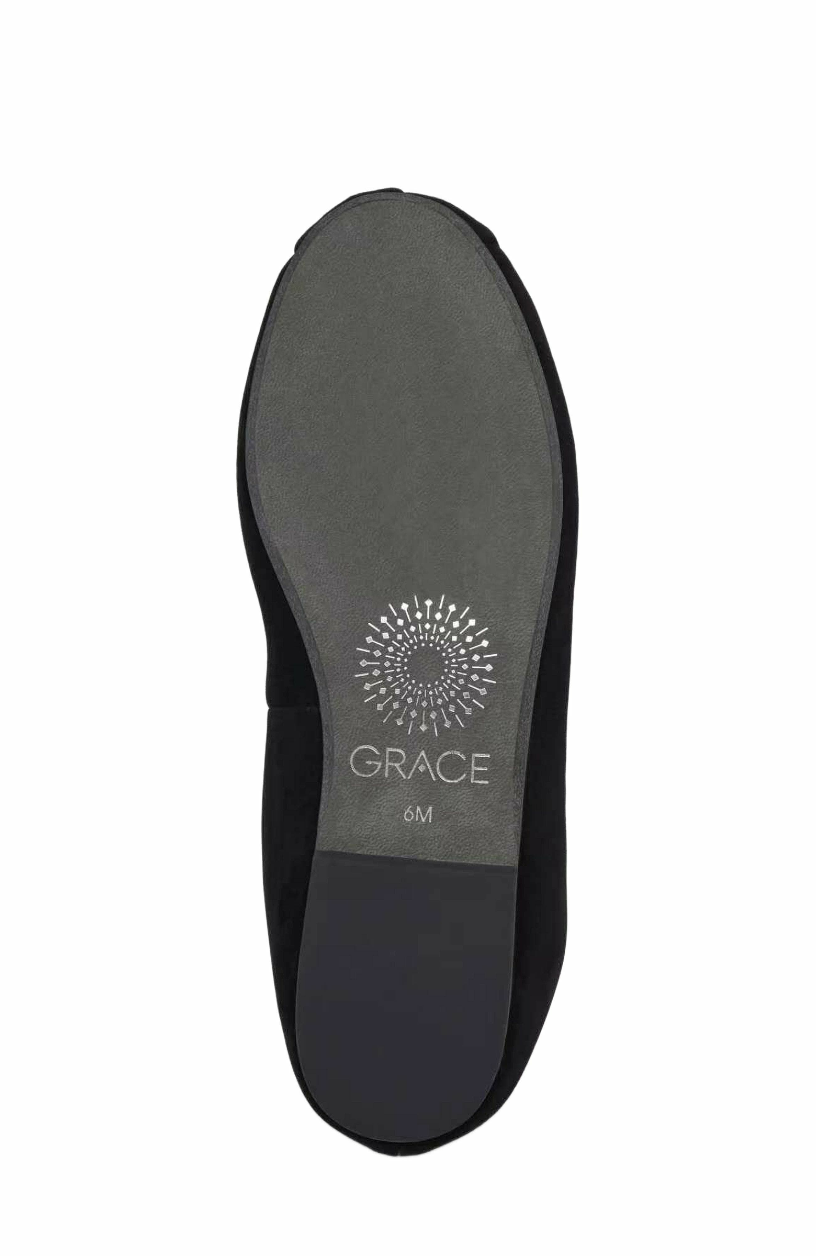 Grace Footwear Reggio Ballerina, Alternate, color, Black