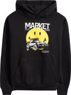 MARKET SMILEY® All Four Cotton Blend Hoodie