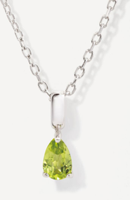 Little Sky Stone Birthstone Teardrop Necklace