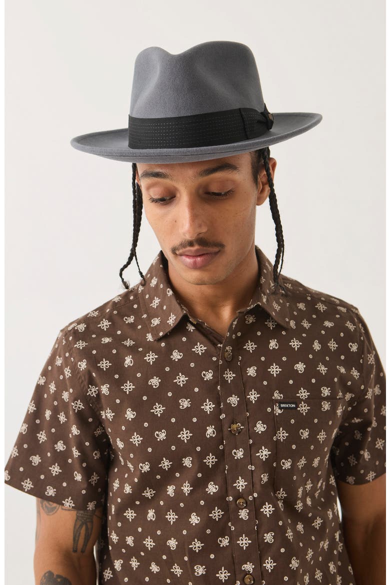 Eames Wool Fedora, Alternate, color, GREY