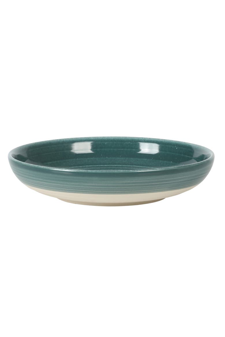 Clarina 16-Piece Reactive Glaze Stoneware Dinnerware Set, Alternate, color, Teal