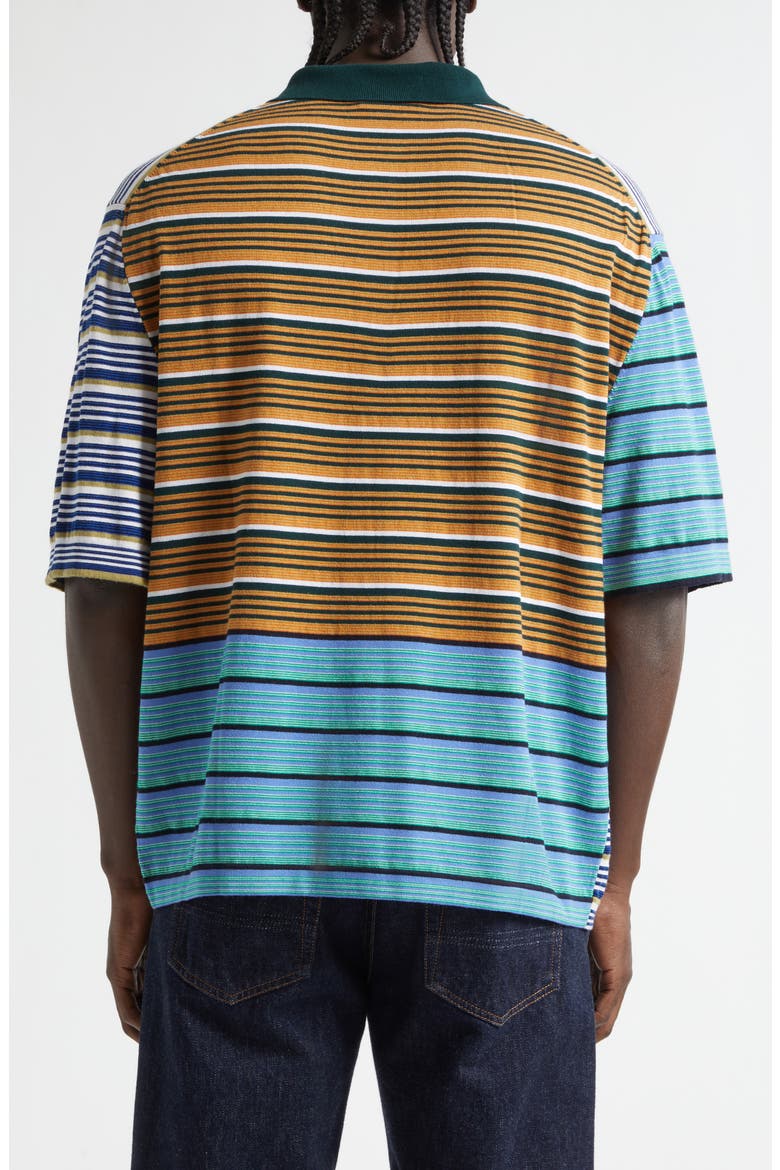 Pico Stripe One of a Kind Polo, Alternate, color, WHITE MULTI