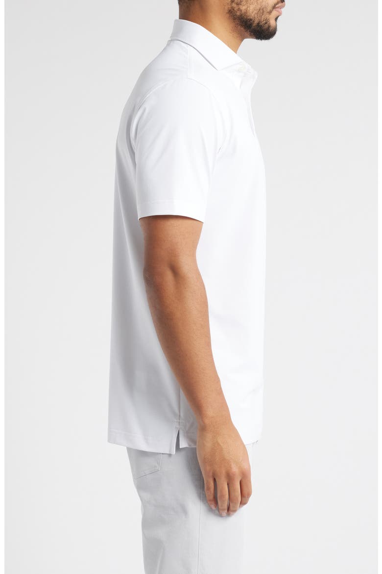 Soul Solid Performance Mesh Golf Polo, Alternate, color, WHITE