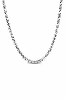 Box Link Chain Necklace, 2.5mm