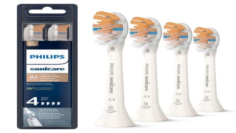 AllinOne A3 Replacement Toothbrush Heads Smart Recognition White 4Pk
