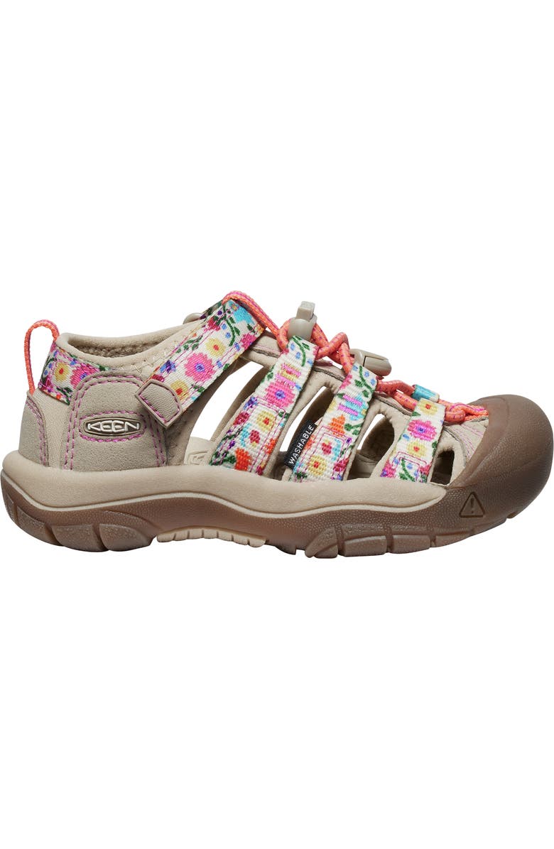 KEEN Kids' Newport H2 Water Friendly Sandal, Alternate, color, Safari/ Birch