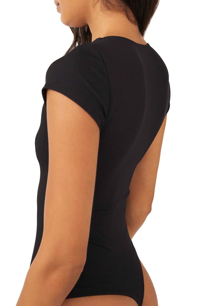 Free People Intimately FP Ready or Not Rib Thong Bodysuit, Alternate, color,