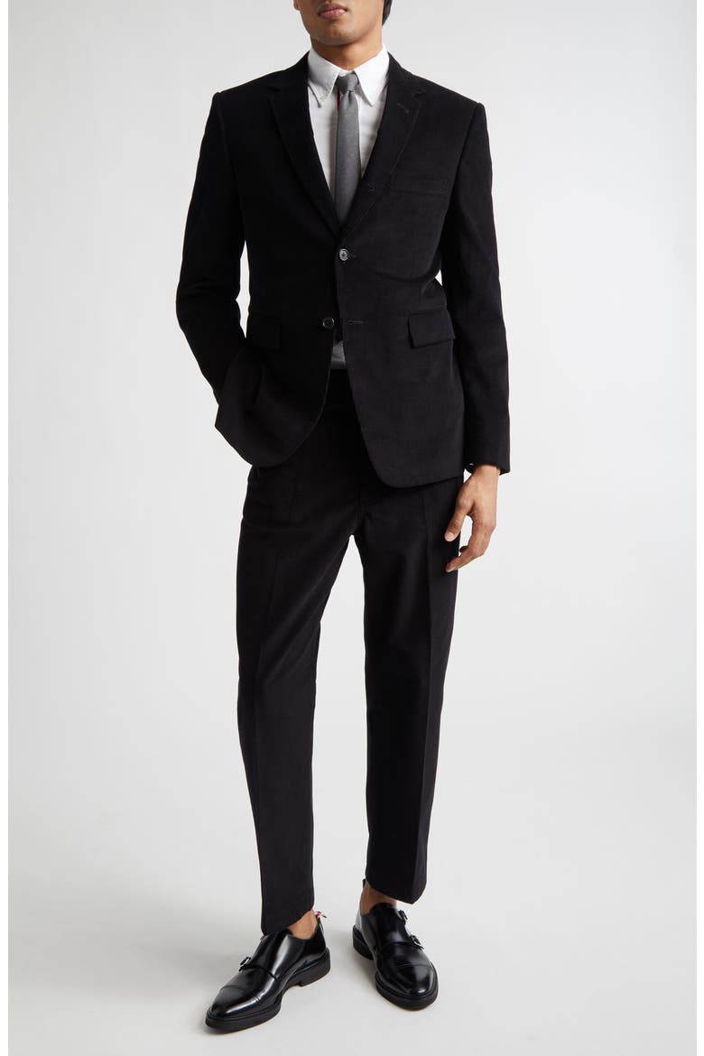 Fit 1 Classic Corduroy Sport Coat, Alternate, color, BLACK