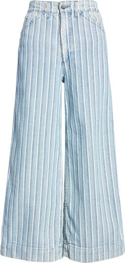 Rosie High Waist Crop Wide Leg Jeans