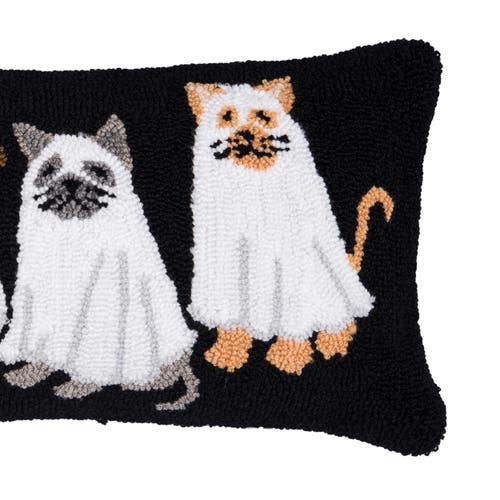 C & F Home C&f Home Ghost Pets Throw Pillows In Black