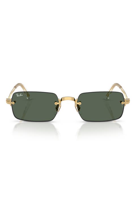 54mm Polarized Rectangular Sunglasses
