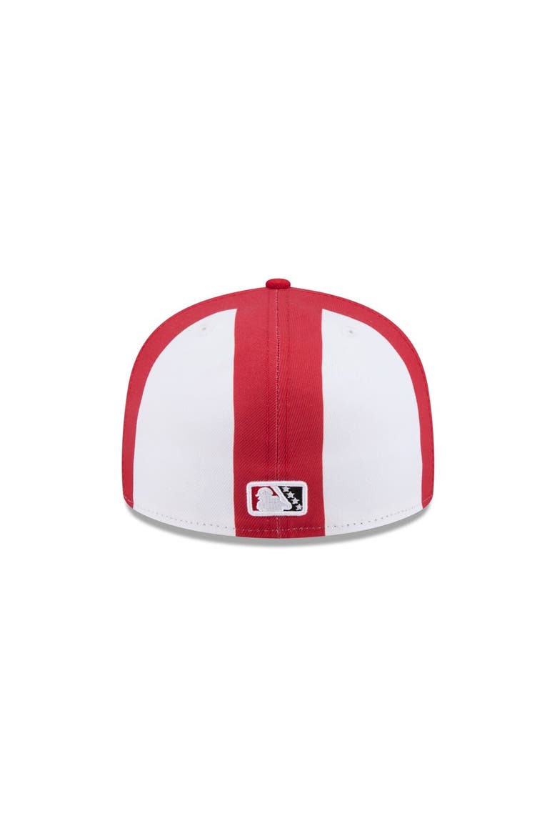 Men's New Era  Red Fort Wayne TinCaps Theme Nights 59FIFTY Fitted Hat, Alternate, color, Red