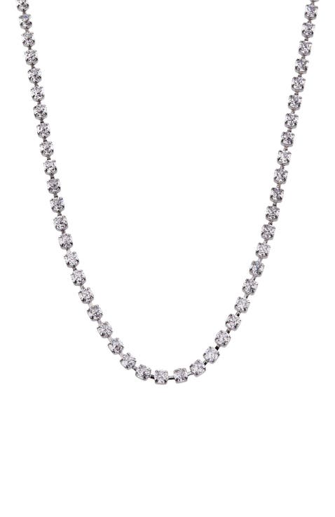 Crystal Tennis Chain  Necklace