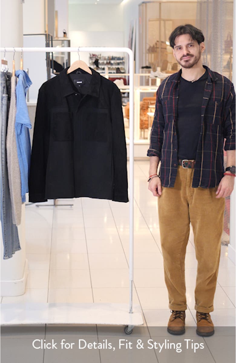 Wylder Mixed Media Shirt Jacket, sales video thumbnail