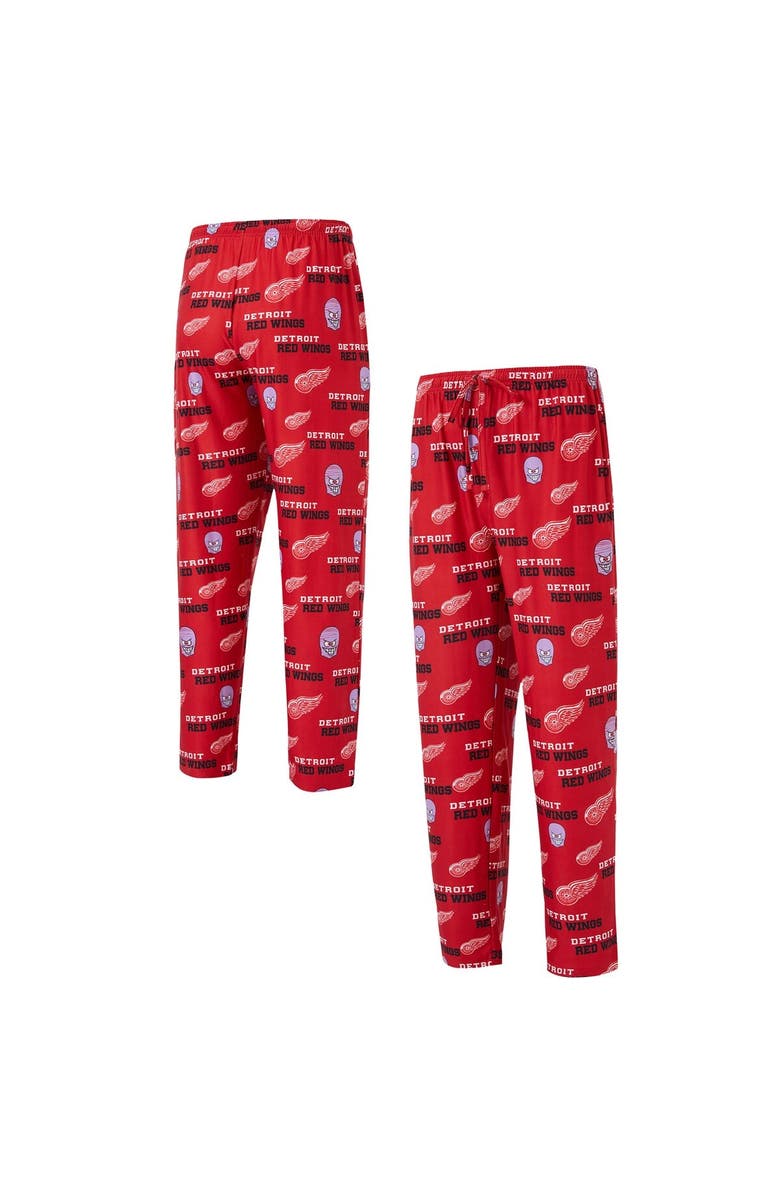 CONCEPTS SPORT Men's Concepts Sport  Red Detroit Red Wings All Over Print Knit Pants, Main, color, 