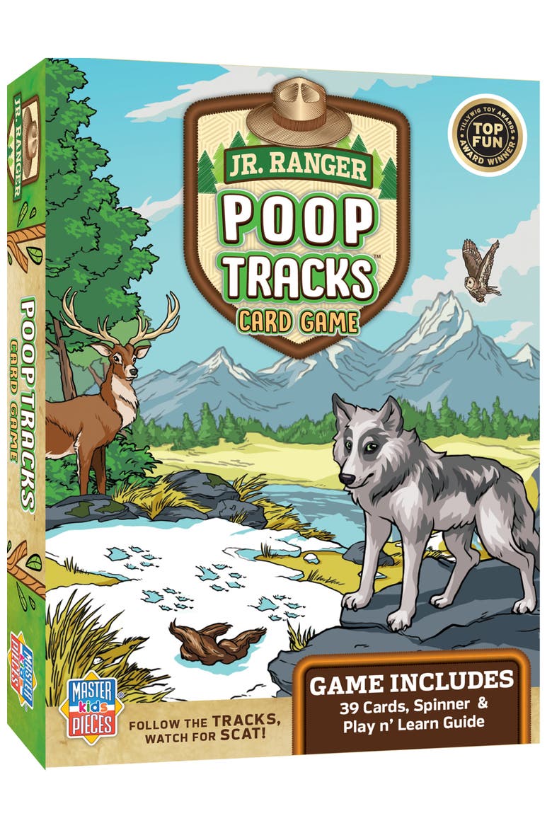 Jr. Ranger Poop Tracks Card Game, Main, color, Multicolor