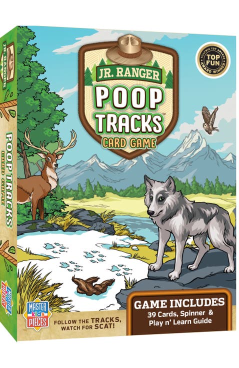 Jr. Ranger Poop Tracks Card Game