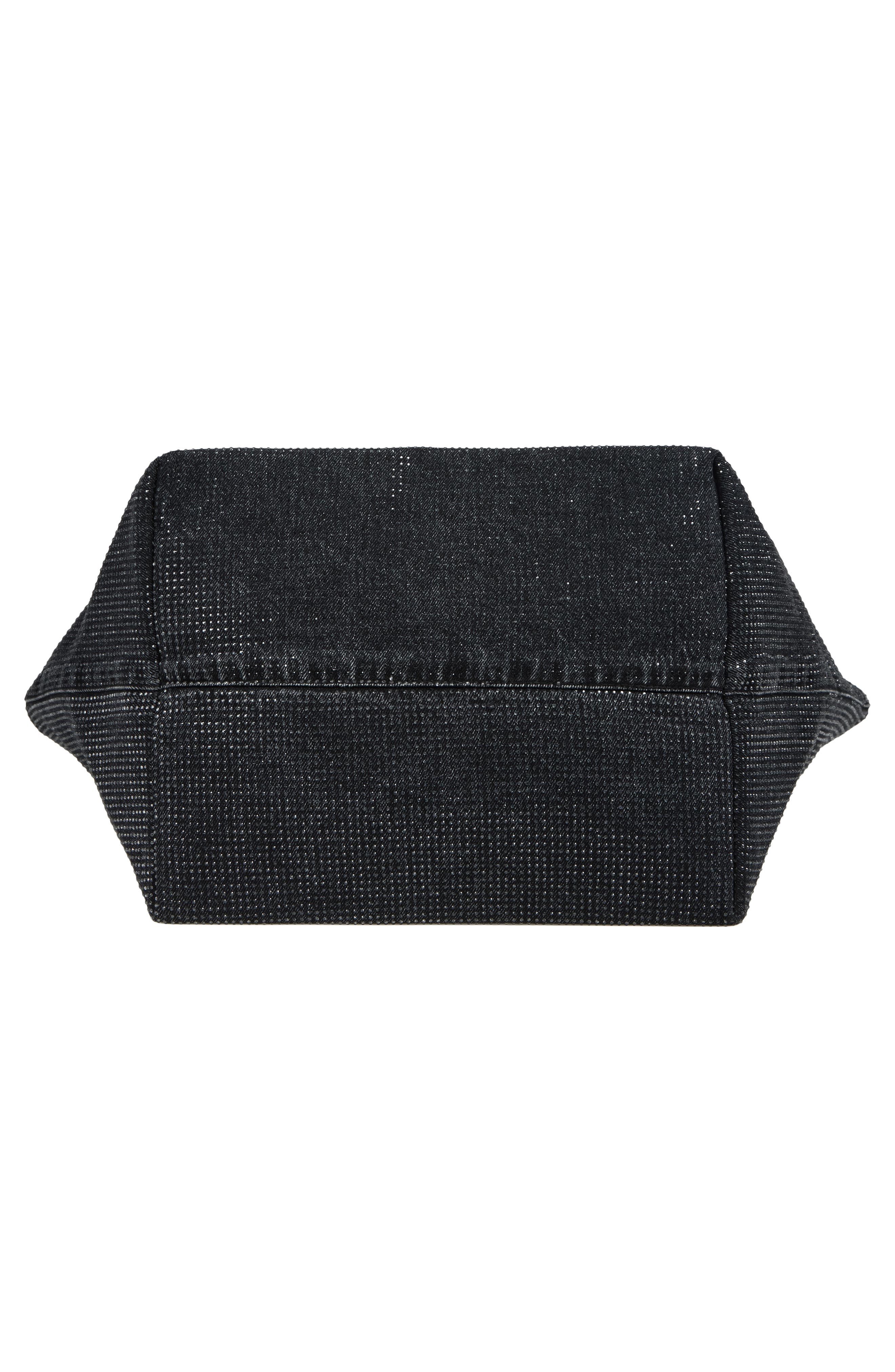 Punch Hotfix Denim Tote, Alternate, color, GREY AGED