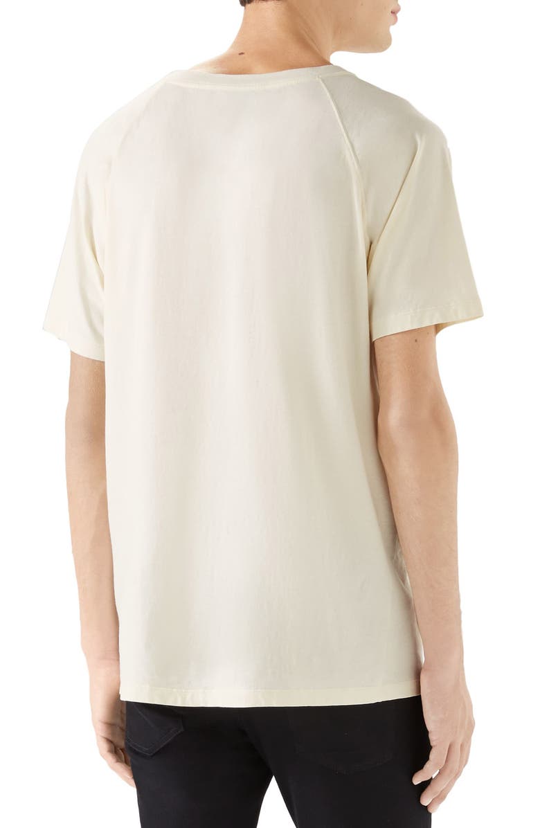 Gucci Tiger Print T-Shirt, Alternate, color, 