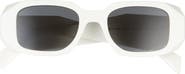 Prada Runway 49mm Rectangular Sunglasses