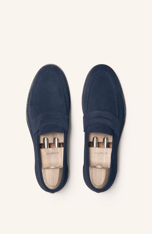 Myrqvist Lysekil Ii Penny Loafers In Navy