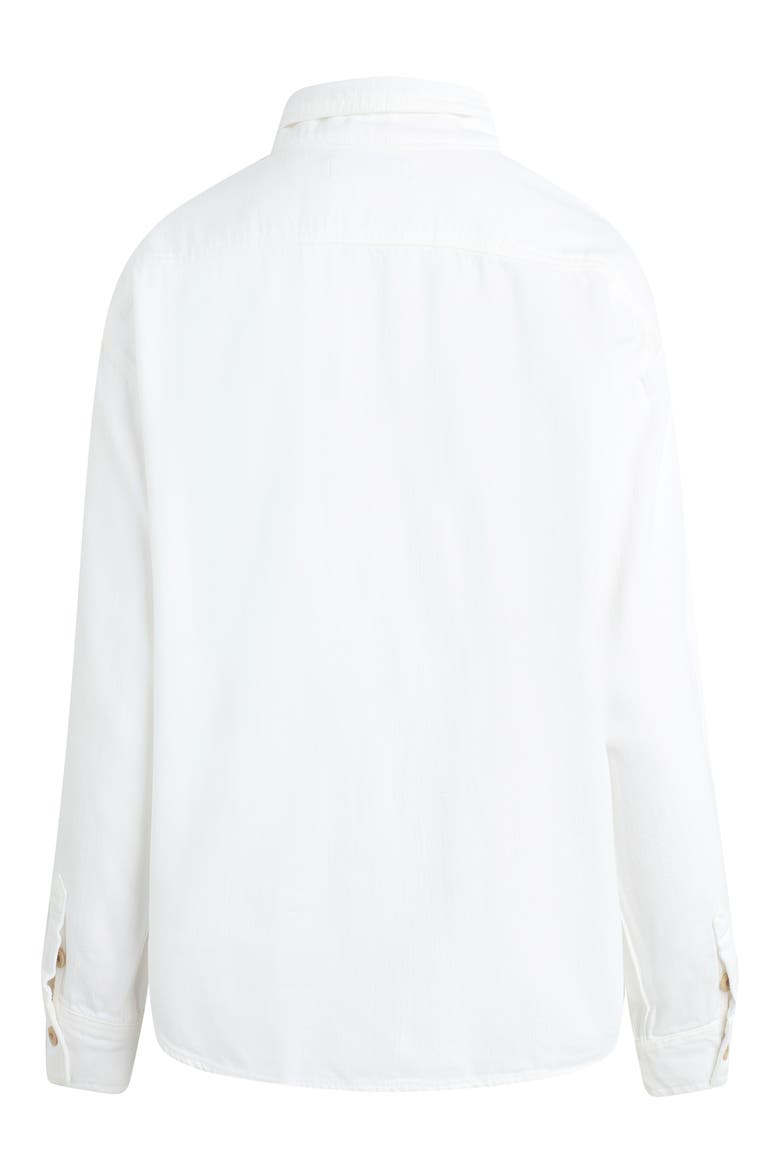 The Thinking About It Cotton Button-Up Shirt, Alternate, color, KNOX