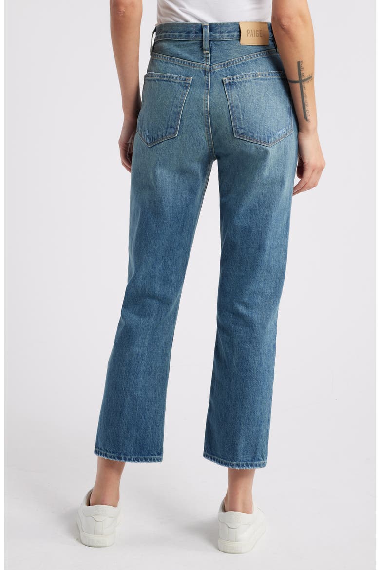 Billy High Waist Ankle Straight Leg Jeans, Alternate, color, THE ROXY